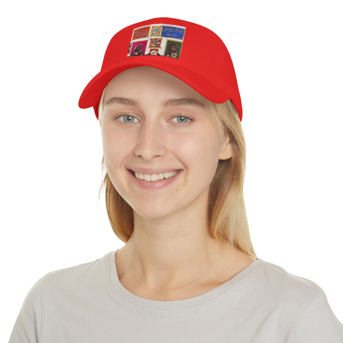 "But People Are Museums Too" Baseball Cap (North America)