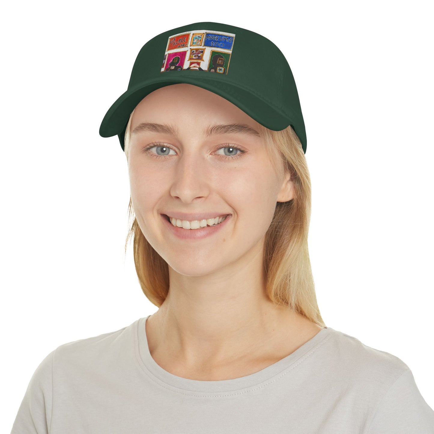 "But People Are Museums Too" Baseball Cap (North America)
