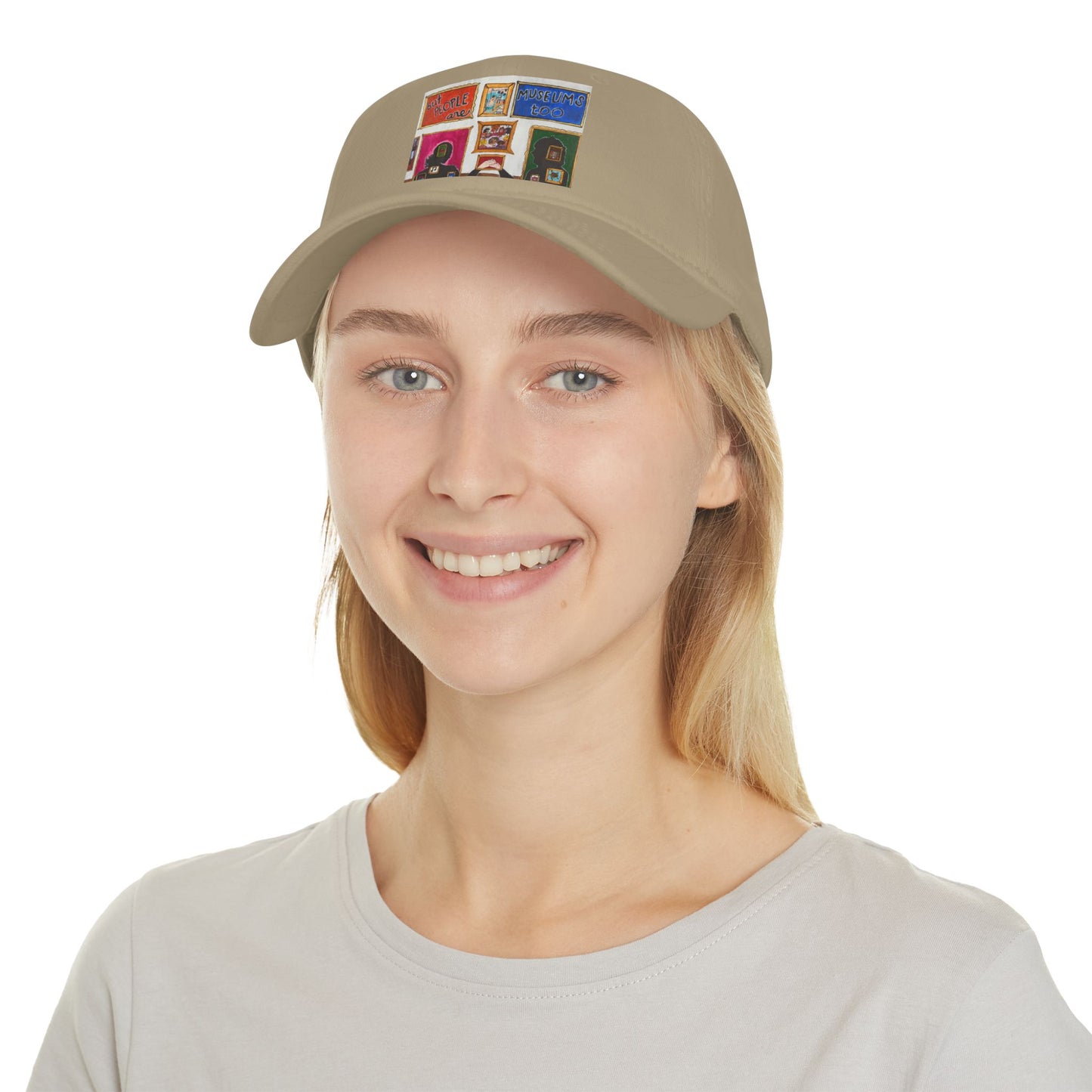 "But People Are Museums Too" Baseball Cap (North America)