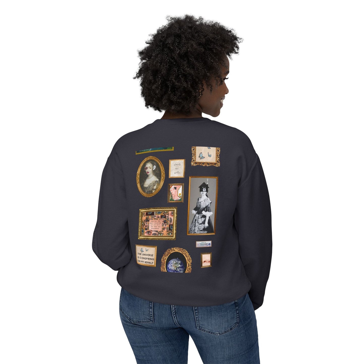 Unisex "Love Always Wins" Lightweight Crewneck Sweatshirt USA