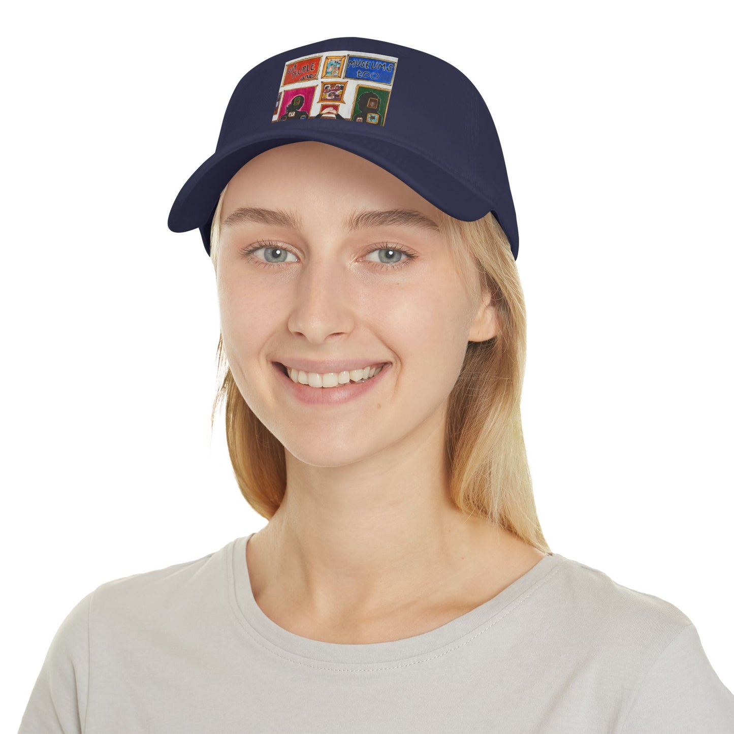 "But People Are Museums Too" Baseball Cap (North America)