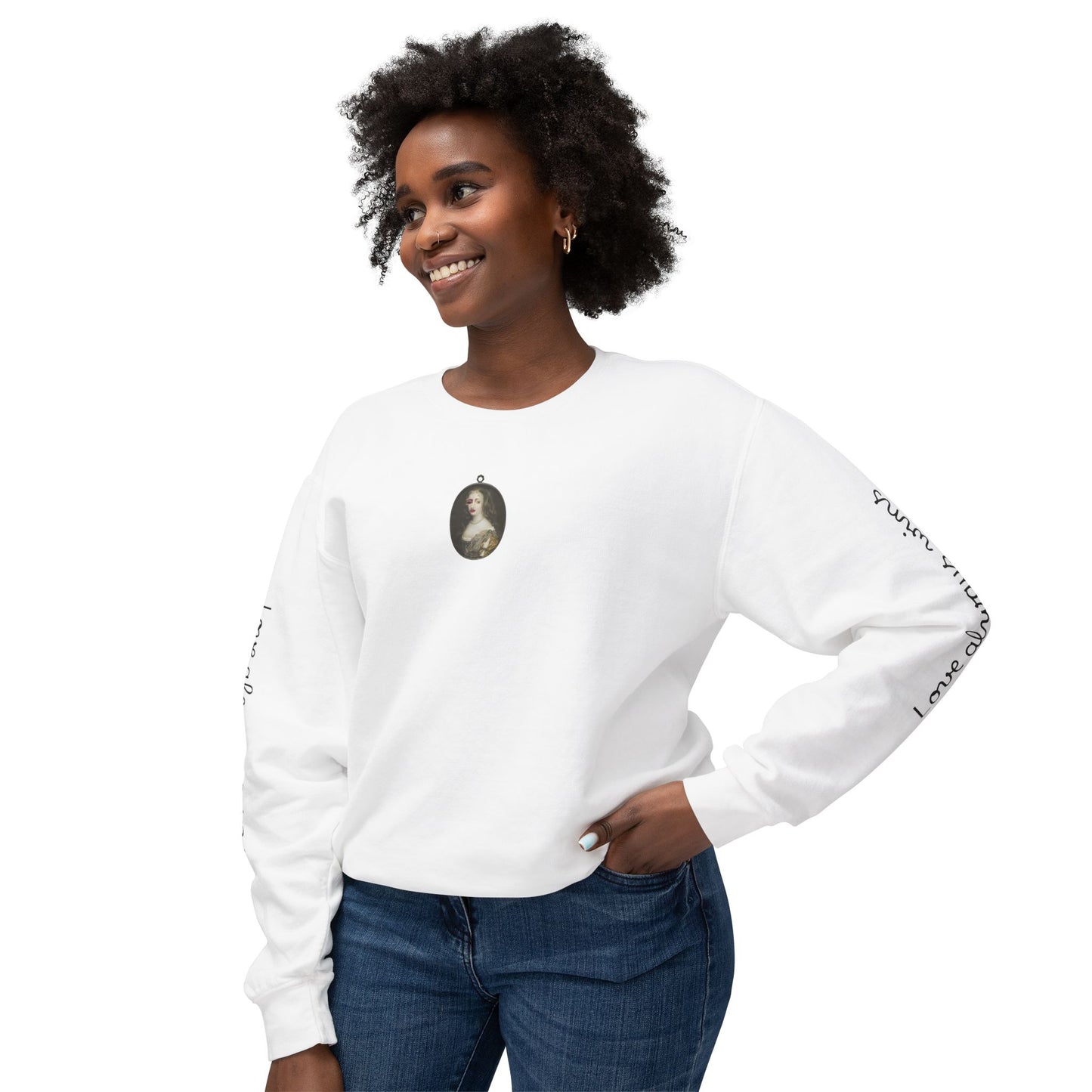 Unisex "Love Always Wins" Lightweight Crewneck Sweatshirt USA