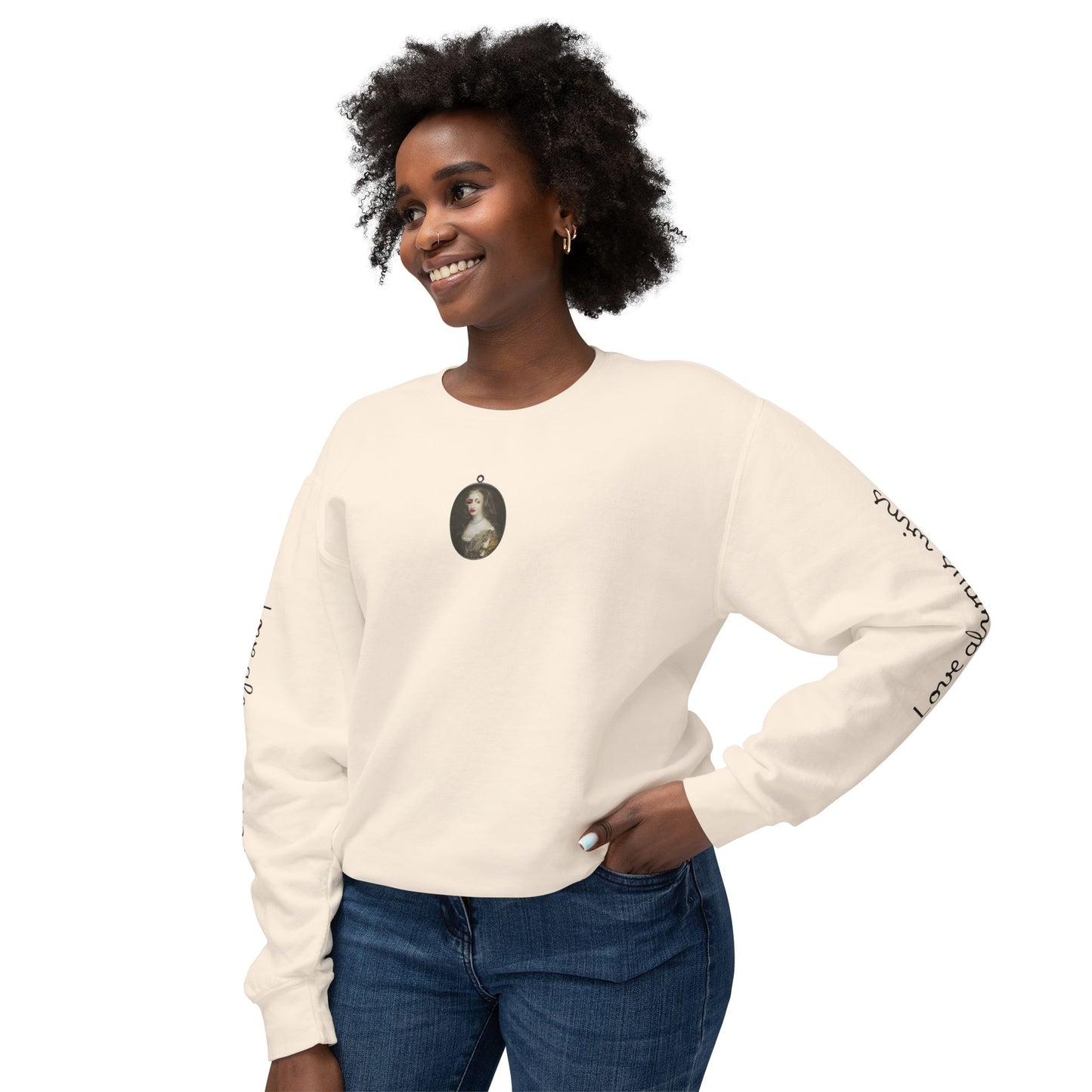 Unisex "Love Always Wins" Lightweight Crewneck Sweatshirt USA