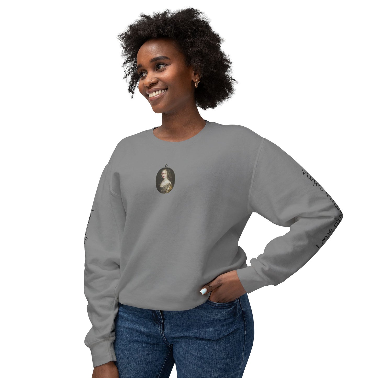 Unisex "Love Always Wins" Lightweight Crewneck Sweatshirt USA