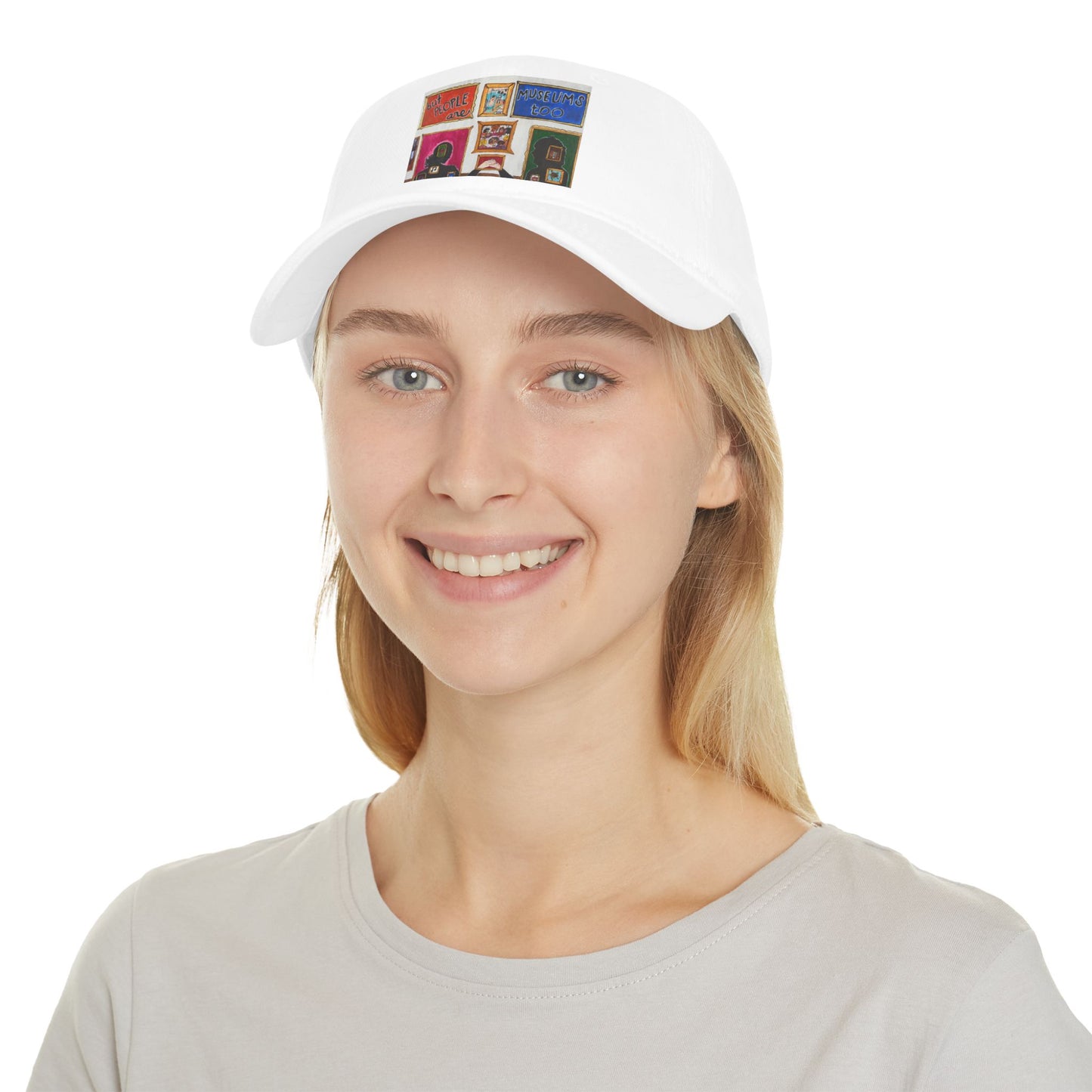 "But People Are Museums Too" Baseball Cap (North America)