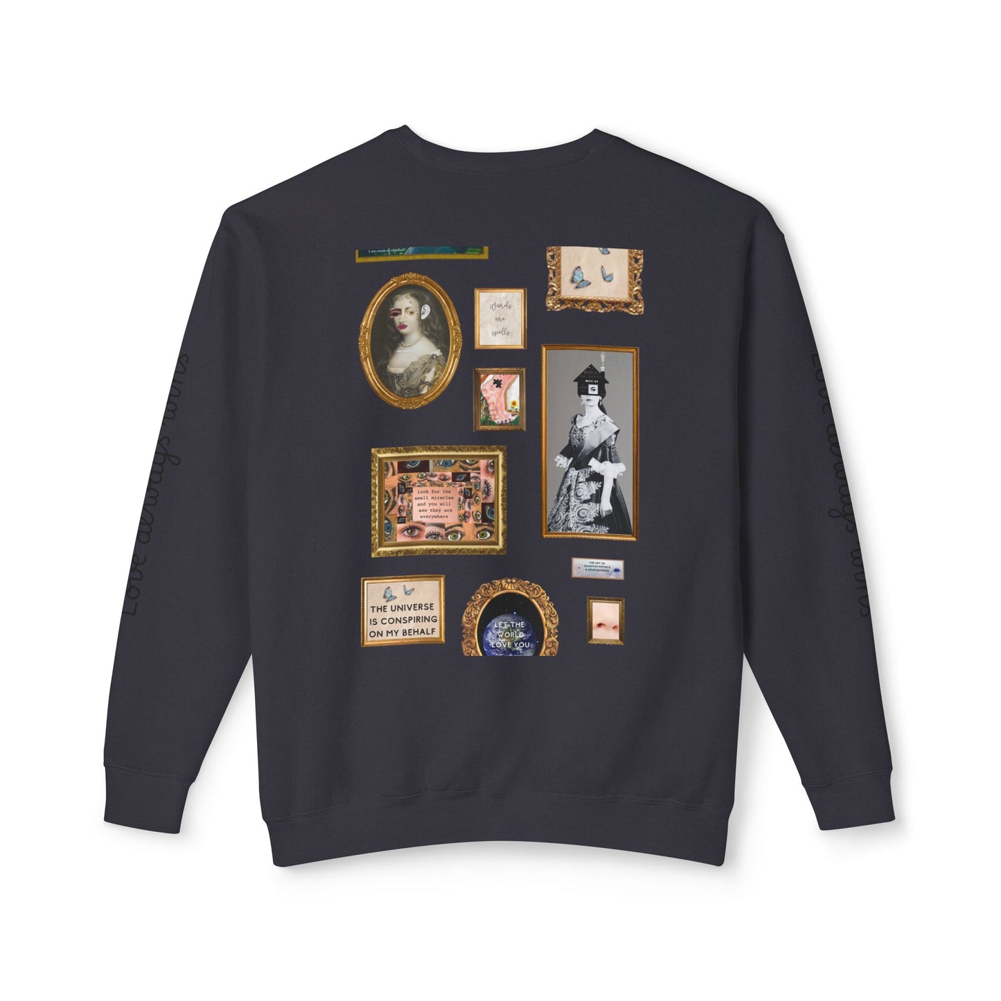 Unisex "Love Always Wins" Lightweight Crewneck Sweatshirt USA