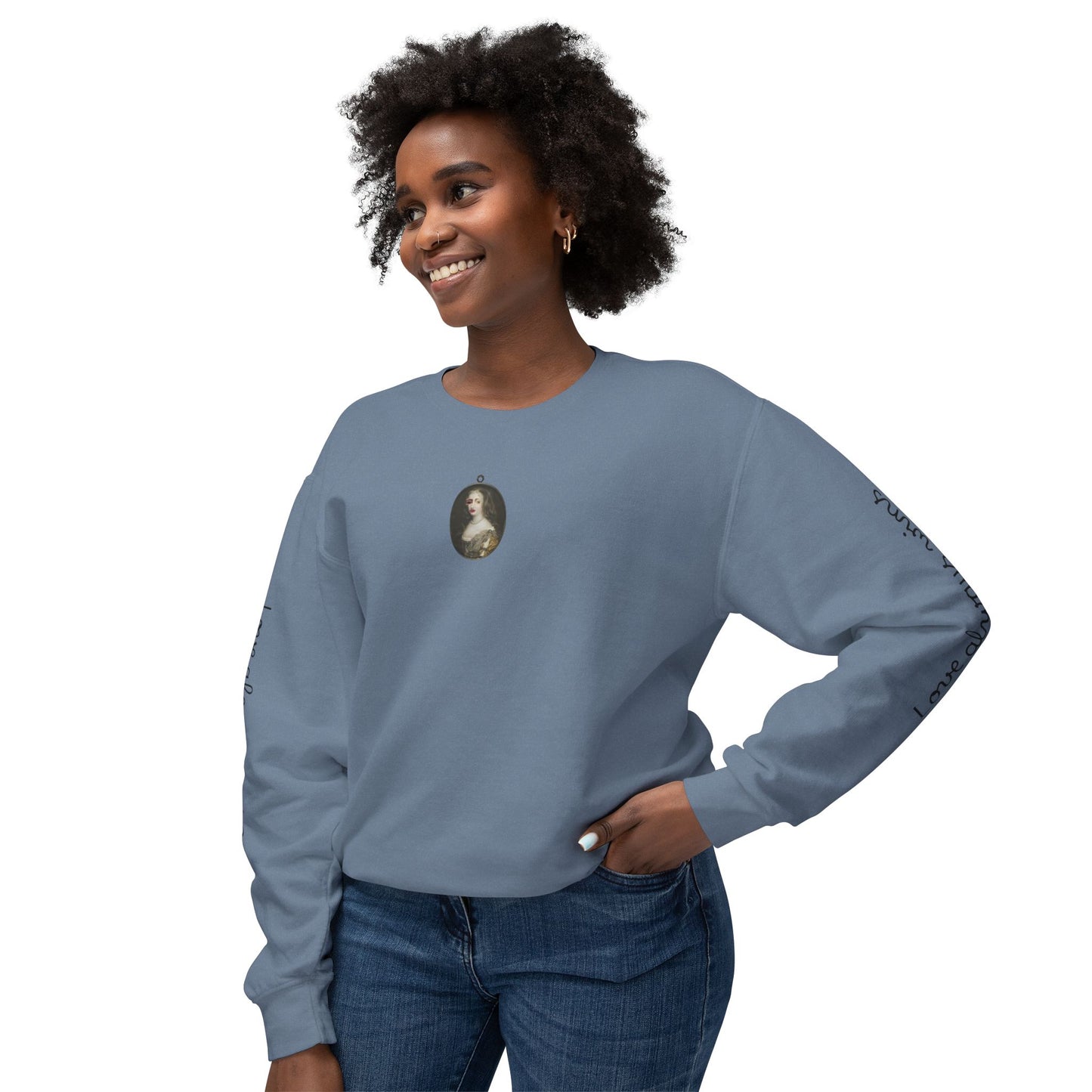 Unisex "Love Always Wins" Lightweight Crewneck Sweatshirt USA
