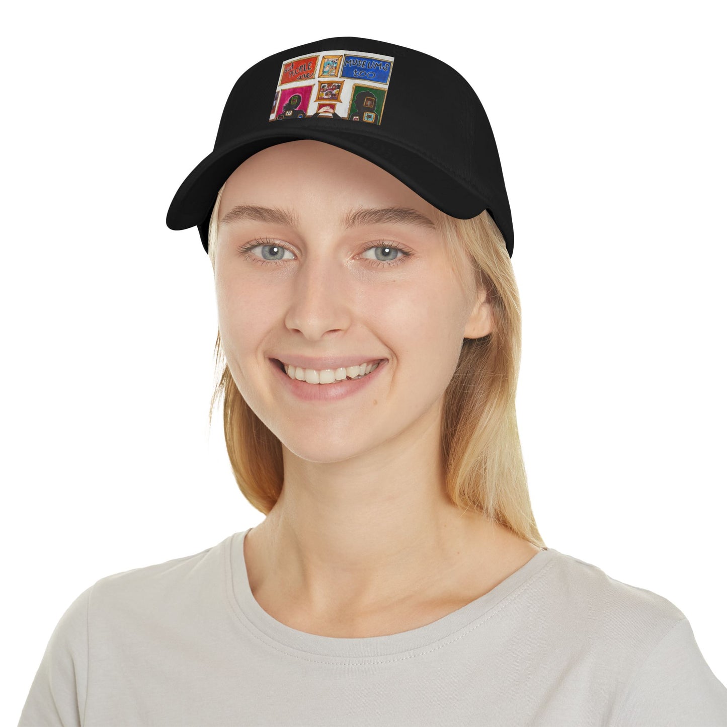 "But People Are Museums Too" Baseball Cap (North America)